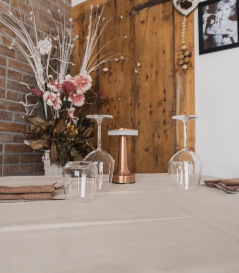 Mise en place di sala Ristorante Il Posocchino